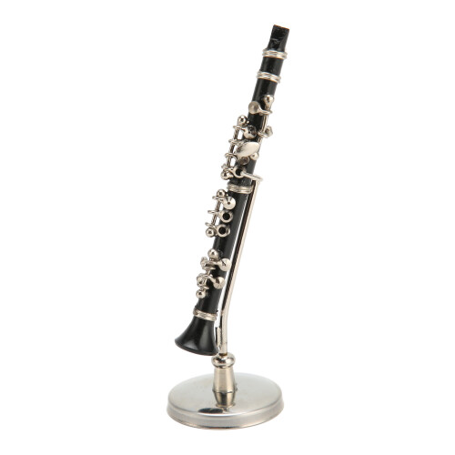 Miniature Clarinet Replica with Stand and Case 1