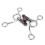 Horse Chew Stainless Steel Gag Bit With Black 2