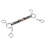 Horse Chew Stainless Steel Gag Bit With Black 3