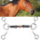 Horse Chew Stainless Steel Gag Bit With Black 5