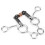Horse Chew Stainless Steel Gag Bit With Black 10