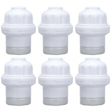 6pcs Heat Lamp Socket Hanging E27 Ceramic Lamp Base Lighting Accessories Breeding Supplies 250v