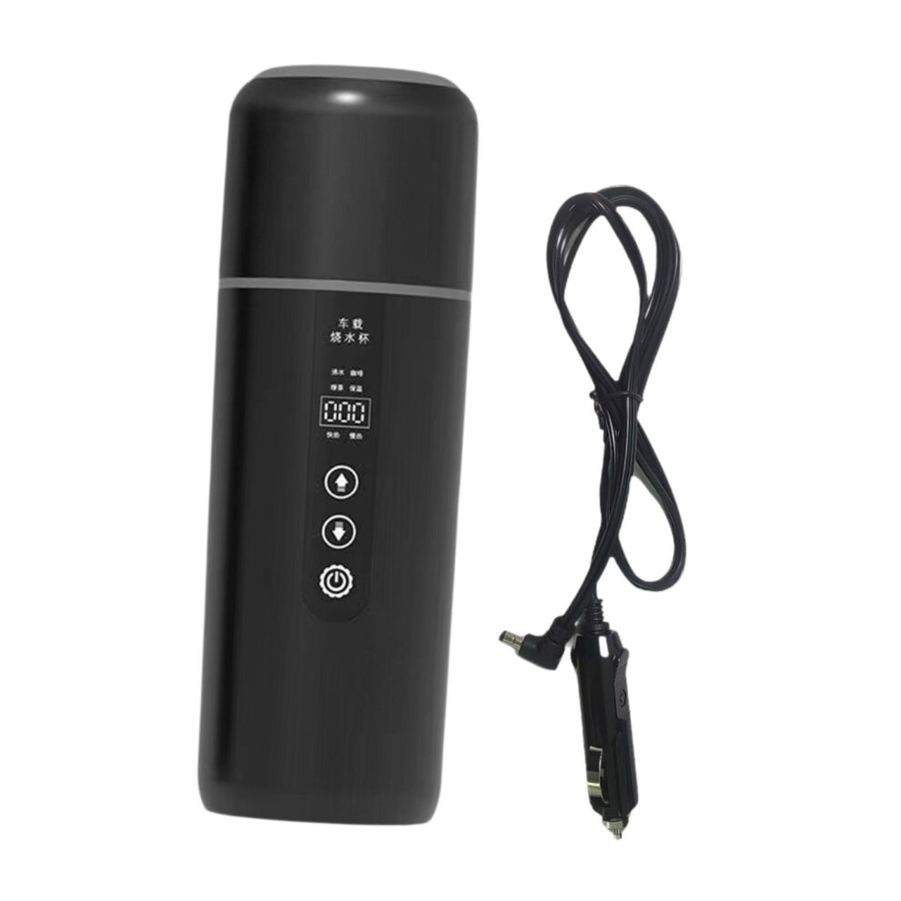 (black, 7x225cm) 12V/24V Car Kettle Boiler Heated Water Boiler for Tea Heating Water-image-OPC-PJMS8G8-NEW