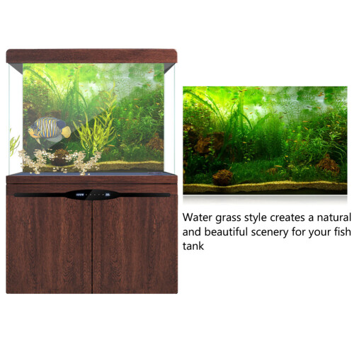 Water Grass Style Aquarium Fish Tank Background 2