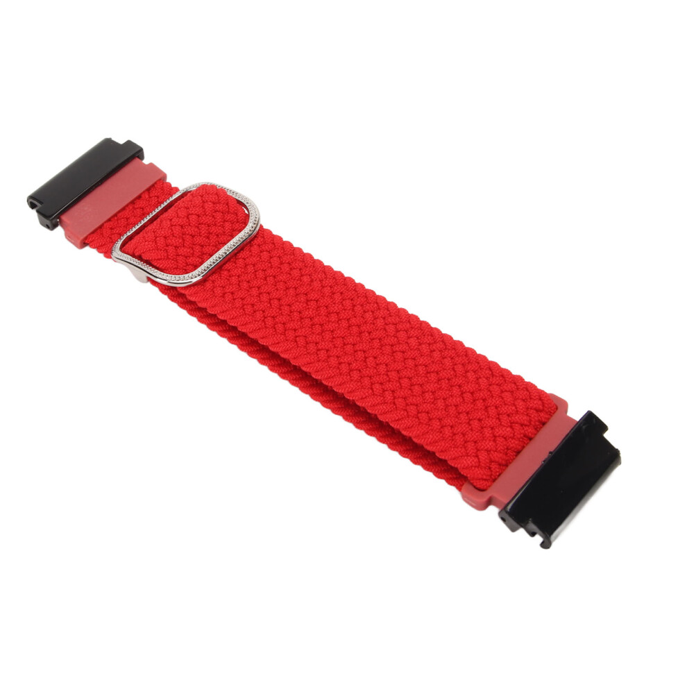 Nylon Woven Watch Strap Adjustable Buckle Red 9387669465236