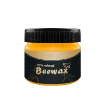 (1pc) 1-3pcs Beeswax Furniture Polish Wood Seasoning Beewax Natural Wood Wax Traditional