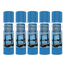 (5pcs) 3D Printer Glue Stick Pvp Non-Toxic Solid Glue Hot Bed Printing Filament Pla Abs Petg Tpu Easy To Clean Strong Cleaning Glue
