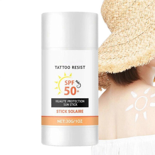 (1pack) Tattoo Sunscreen Stick Waterproof And Sweat-Proof For Sensitive Skin 2