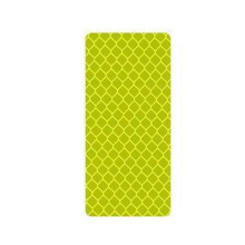 (Yellow) 10pcs Car Bumper Reflective Stickers Reflective Warning Strip Secure Reflector Stickers Decals