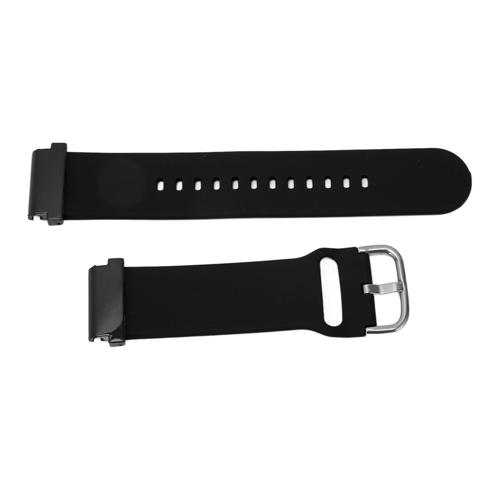Replacement Wristband 20Mm Waterproof Soft Quick Black 9387669467797