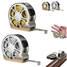 (Gold) Tape Measure,2M Stainless Steel Measuring Tapes,Retractable Ruler Tape