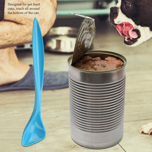 Pet Long Handle Spoon Dog Cat Canned Food Feeding 2