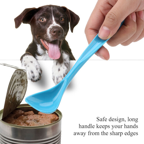 Pet Long Handle Spoon Dog Cat Canned Food Feeding 1