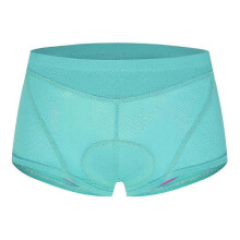 (L, Blue) Women's Cycling Underwear 3D Gel Padded Riding Shorts Shockproof Bicycle Underpant Bike Underwear Cycling Shorts