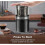 (Uk PLUG, Dual Blade Set) Voltix Electric Multi-Use Cup Grinder,Large Capacity Stainless Steel,Easy Clean 5