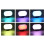 Mini RGB Camera Light 6 Colors, Type C, 55x30x45mm 13