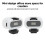 Mini RGB Camera Light 6 Colors, Type C, 55x30x45mm 9