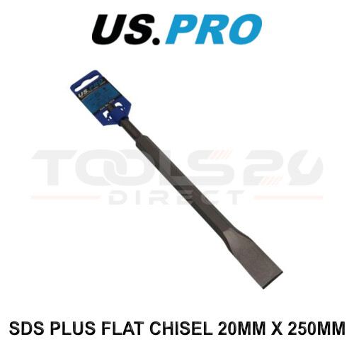 us pro US PRO Tools SDS Plus Flat Chisel 20MM X 250MM 7215