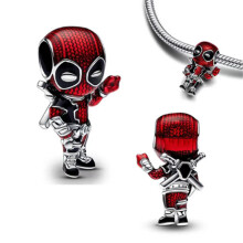 (A1313) 2025 Marvel superhero charm series! With Deadpool, Wolverine, Captain America, Spider - Man, and Iron Man in cute styles, super charming