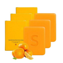 (3pcs) 1-3pcs Swarva Persimmon Soap Bar Body Odor Control Deodorant Soap for Men & Women