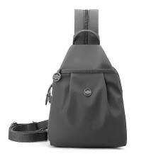 (Grey) Waterproof 2-Way Commuter Bag,Vocabularyi Waterproof Oxford Convertible Bag