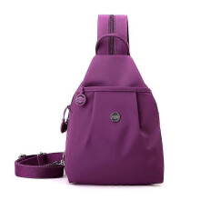 (Purple) Waterproof 2-Way Commuter Bag,Vocabularyi Waterproof Oxford Convertible Bag