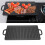 Non-Stick Cast Iron Grill Griddle Pan Ridged and 12