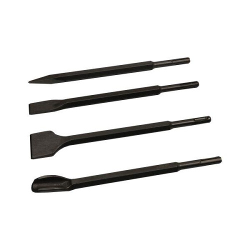 us pro US PRO Tools 4PC SDS Plus Chisel Set 250MM - Point, Gouging & 2 Flat 7218 1