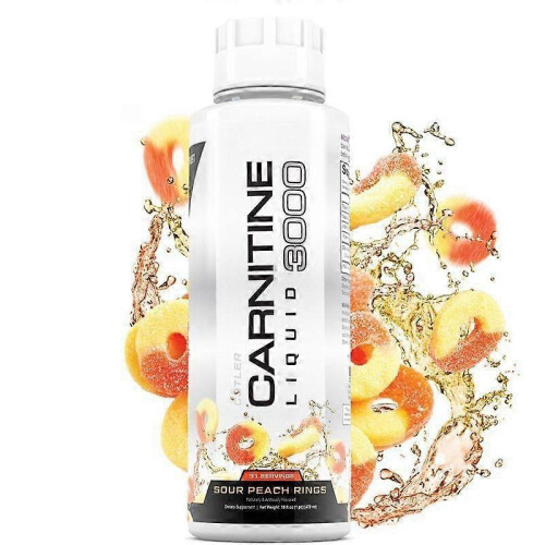 1pc Cutler Nutrition Liquid L-Carnitine 3000mg Sour peach