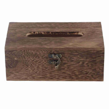 1Pc Wooden Retro Tissue Box Paper Napkin Holder