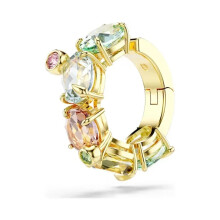 (Single Ear clip) SWA Original Colored Candy Crystal High Quality Jewelry Sets Adjustable Irregular Ring Drawstring Swar Necklace Exquisite Gift For Women