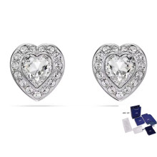 (4) SWA Hot Sale Good Brand Silver Color Ariana Grande Tennis Heart Angelic Bracelet Women's Romantic Luxury Jewelry Gifts Set