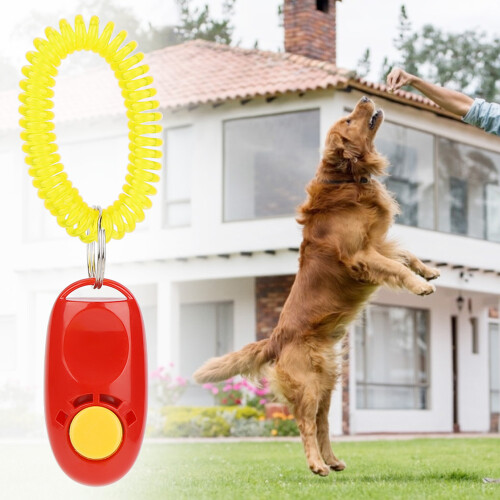 7Pcs Pet Dog Cat Puppy Adjustable Wrist Clicker 2