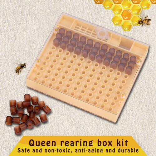 Queen Rearing Cup Kit Bee Cultivating Tool Plastic 1