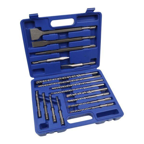 us pro US PRO Tools 17PC SDS Plus Shank Drill Bit & Chisel Set 7208 1