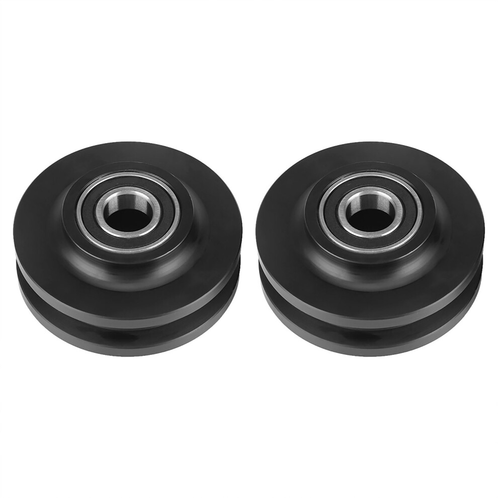 2Pcs Sliding Barn Door Wheel Closet Hardware 9387669475594