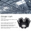 Garagenleuchte Modell 5-Panel 120W AC 85-277V Schwarz 12