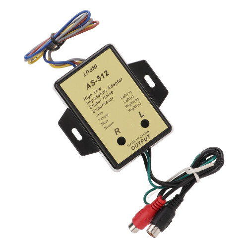 2-Kanal Hoch-/Niedrigimpedanz-Adapter ABS Universal 2