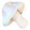 Peluche de hongo - 32x27.5x27.5 cm, morado 7