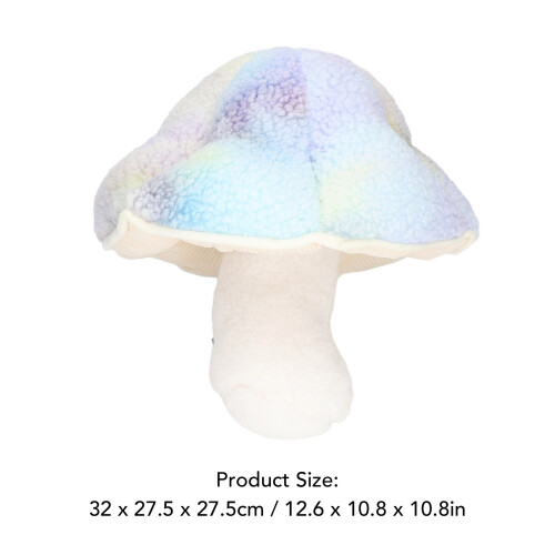 Peluche de hongo - 32x27.5x27.5 cm, morado 2