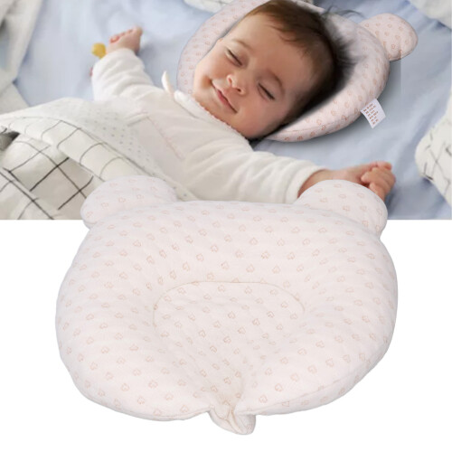 Almohada transpirable de algodón-poliéster 26,5 x 25 x 5,5 cm 0-12 meses