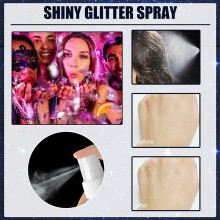 Glänzendes Glitzer-Spray 60 ml Glitzerfarbe 3,5  11,9 cm
