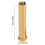 Titanium C-Klemmmuttern M6x40mm Gold mit Unterlegscheibe 11