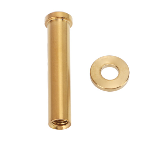 Titanium C-Klemmmuttern M6x40mm Gold mit Unterlegscheibe