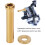 Titanium C-Klemmmuttern M6x40mm Gold mit Unterlegscheibe 6