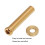 Titanium C-Klemmmuttern M6x40mm Gold mit Unterlegscheibe 7