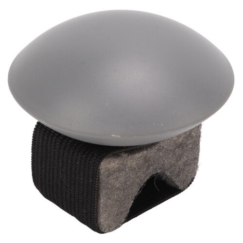 Shaker de dedo africano para tambor esponja de plástico gris 1