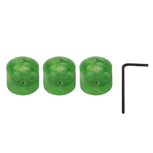 3 Stück Potentiometerknopf-Set Grün für E-Gitarre 1