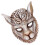 Easter Decorative Mask Lion Pattern Face Mask Masquerade Mask Party Mask 15