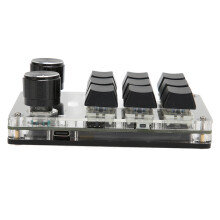 OSU Teclado numérico de 9 teclas y 2 mandos, 200 mAh, acrílico, USB